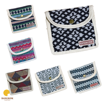 Tas Wanita Rajut Jerami Gaya Vintage Modern Buatan Tangan Thailand Berkualitas Tinggi Anti Maling dengan Penutup Hook Loop