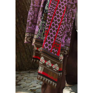 Conjunto de traje Khaddar estampado de 3 piezas para mujer con dupatta K-52044 - Product Image 4