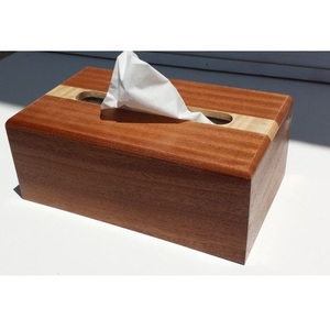 Elegante soporte de madera para pañuelos con pulido fino diseñado para interiores modernos y espacios de oficina contemporáneos - Product Image 5