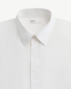 Camisa de algodón y lino estampada de punto de manga larga para hombre, ajuste Regular, transpirable, informal, botón, ligero, Top de otoño, rutina de Vietnam - Product Image 5