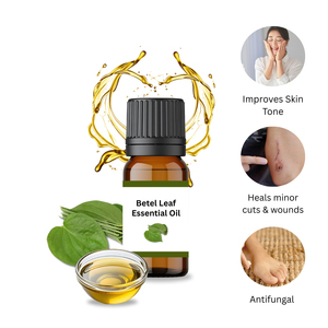 Huile Essentielle 100% Pure Distillée à la Vapeur de Feuille de Bétel et d'Arbre à Thé Biologique Végane de Haute Qualité pour Usage Émollient – Mélange en Gros - Product Image 4