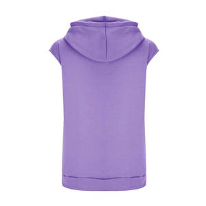 Wholesale Women <b>Sleeveless</b> <b>Hoodie</b> Gym wear Wholesale Custom Blank Pullover <b>sleeveless</b> <b>hoodie</b> Women - Product Image 2