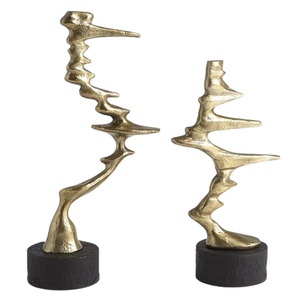 Dernier design élégant plaqué or décoratif dessus de table sculpture en marbre pour bureau décoration de bureau décor à la maison fantaisie classique - Product Image 4