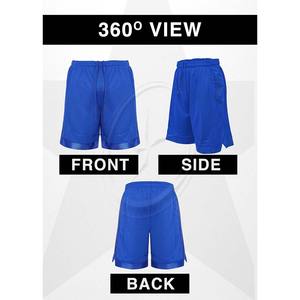 กางเกงขาสั้นบาสเก็ตบอลสำหรับผู้ชายระบายอากาศได้ดีมีกระเป๋ากางเกงออกกำลังกายเล่นกีฬา - Product Image 4
