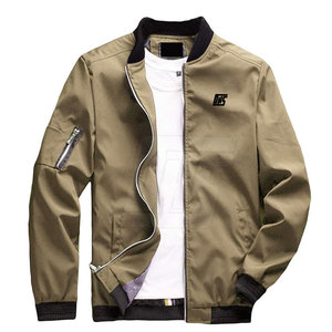 เสื้อแจ็กเก็ตบอมเบอร์สำหรับผู้ชายเสื้อโค้ทฤดูหนาวสไตล์สตรีทของผู้ใหญ่โลโก้ตามสั่ง - Product Image 1