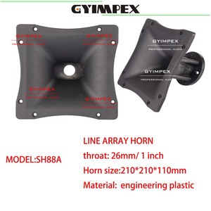 Bocina de plástico de 210*210*110mm y 1 pulgada para altavoz Line Array, accesorio de repuesto, tipo Flare Horn - Product Image 2