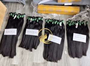 ผมต่อเวอร์จิ้นเวียดนามแท้ คุณภาพสูง หนา 16-34 นิ้ว  ไม่ผ่านการแปรรูป สีเบอร์กันดีบลอนด์  สามารถฟอกสีได้ - Product Image 4