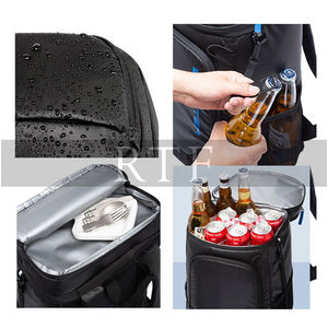 BSCI Professional Striped Polyester Custom Waterproof Ski Helmet Goggles Gloves Air Travel Snowboard <b>Backpack</b> 56-76L Capacity - Product Image 6