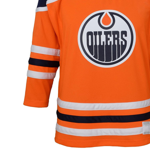 Jersey de hockey sobre hielo de diseño libre de poliéster de alta calidad, impresión por sublimación, logotipo bordado, Jersey de hockey sobre hielo personalizado - Product Image 3