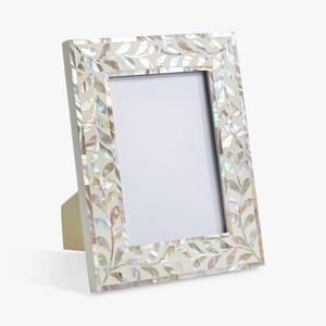 Luxury Handmade Mother of Pearl Photo Frame with Customized Logo Customizable Size & Shape for Elegant Home Decor Display - Product Image 6