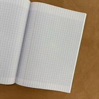 Cahier d'exercices en papier africain, ligne française, 96 pages, couverture souple, pour prendre des notes à l'école ou au travail