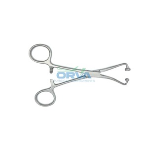 Pince à serviette Backhaus 14 cm en acier inoxydable certifiée CE, équipement médical de haute qualité, instrument chirurgical de classe I - Product Image 4