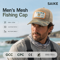 Gorra de Béisbol de Alto Rendimiento para Pesca, Personalizada con Impresión, Estilo de Vida al Aire Libre, Logotipo Personalizado, Fabricante OEM, Etiqueta Privada, Venta al Por Mayor