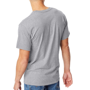 Camisetas Casuales de Algodón para Hombre, Cuello Redondo, Manga Corta, Corte Regular, Transpirables, 220g, con Logotipo de Marca Personalizado al por Mayor - Product Image 4