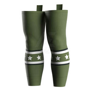 Chaussettes de sport longues pour hommes de luxe, en polyester, respirantes, protectrices, design pour équipes sportives et chaussettes intérieures pour hockey sur gazon - Product Image 1