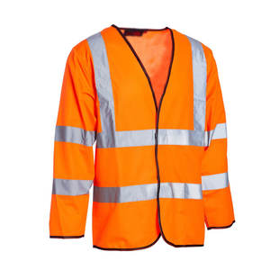 Logotipo personalizable Chaleco DE SEGURIDAD reflectante de invierno Ropa de trabajo de algodón de alta visibilidad con mangas completas Logotipo personalizado Ropa de soporte - Product Image 2