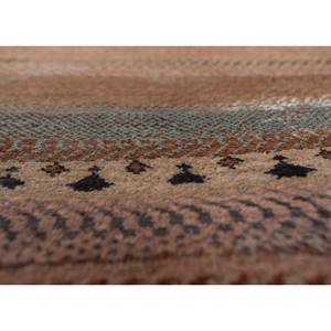 พรมไหมพรมผสมไหมไผ่สีน้ำตาลเบจ แมนชาฮ่า รุ่น Les-2305 ลายปะติดปะต่อ สำหรับห้องนอนวัยรุ่น ห้องนั่งเล่น และบ้าน - Product Image 3