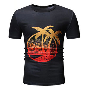 T-shirt brodé pour homme, couleur personnalisée, haute qualité, directement de l'usine, nouveau style pour l'été, vêtements pour homme. - Product Image 6