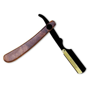 Rasoir personnalisé avec logo, rasoir droit en acier inoxydable, couteau à raser pliable avec bord droit, rasoir de barbier fabriqué par Pissco Pakistan - Product Image 5