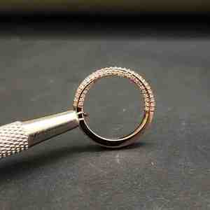 Adorable Bague de Fiançailles Classique en Acier Inoxydable avec Pierre Naturelle, Plaqué Argent Sterling 925, Tendance Unisexe pour Anniversaire - Product Image 4