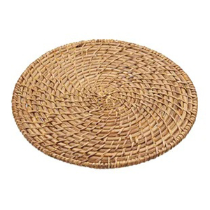 Posavasos de ratán con diseño de forma de fruta, accesorios de bambú para el hogar y la Mesa, posavasos de café de ratán Natural de Color verde y marrón - Product Image 6