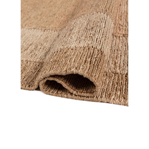 Daaira พรมปอกระเจา & ปอสีเบจและน้ำตาลแบบแบนสำหรับ Decor-Pkjt-39บ้าน - Product Image 2