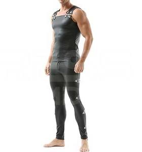 Deltress Trading 2025, último diseño, pantalones de cuero PU para hombre, estilo informal, cintura media, recto, curvo, a rayas, superventas - Product Image 5