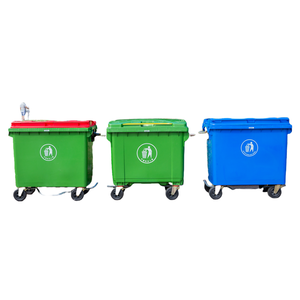 Großhandel 1100 Liter Industrieller Stehender Mülleimer mit 4 Rädern Robuster Outdoor-Abfalleimer aus Umweltfreundlichem Kunststoff - Product Image 4