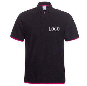 Camiseta de golf de algodón 100% para hombre al por mayor de fábrica, diseño personalizado que absorbe la humedad para camiseta de polo con impresión digital sólida - Product Image 6