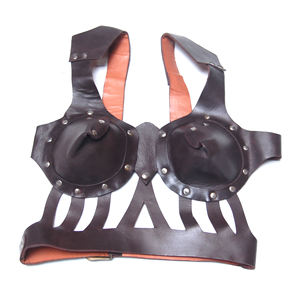 Medieval Leather Armor Bra Marrón - Product Image 3