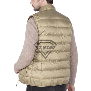 Hot <b>Sale</b> Custom Logo Puffer Vest <b>for</b> Men Lightweight Winter Warm Sleeveless <b>Coat</b> OEM Service Available Puffer Vests - Product Image 4
