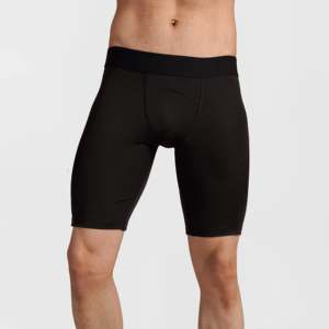 Shorts de compression pour hommes Elite en noir, leggings confortables - Product Image 1
