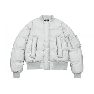 Chaquetas de satén personalizadas para hombre Chaqueta de equipo deportivo de satén de béisbol Tasa de venta total 2025 Chaqueta de satén - Product Image 4