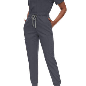 Conjuntos de Uniformes Médicos de Poliéster para Mujer, Diseñados para Entornos Médicos, con Tela Duradera de Fácil Cuidado y Apariencia Profesional y Elegante - Product Image 1