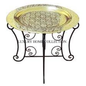 Mesa auxiliar marroquí clásica hecha a mano, diseño atractivo, muebles decorativos para el hogar y el regalo de boda, mesa de Centro Marroquí - Product Image 1