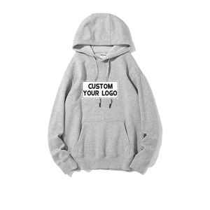 Algodón mezclado 100% algodón Sudaderas con capucha para hombres Sudaderas con capucha ligeras Manga larga Casual Color sólido Sudadera con capucha Precio razonable Servicio OEM - Product Image 6