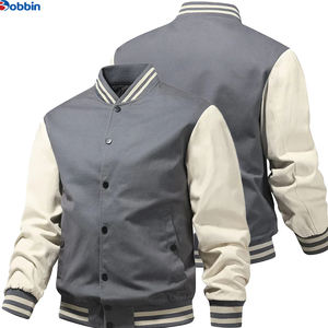 Veste de baseball varsity pour homme de haute qualité personnalisée, veste d'hiver de collège en tissu de toile, nouvelle conception, taille plus - Product Image 5