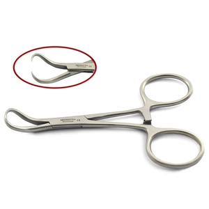 Reusable 9cm Stainless Steel Backhaus Clamp Forceps Dental Surgical Instruments for Tissue Holding & Bone Fractures Treatment - Product Image 6