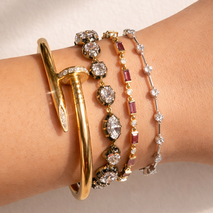 Bracelet en diamant avec design de constellation - Product Image 4