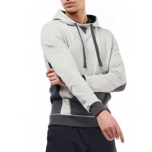 Sweat-shirt à capuche oversize en coton et polyester mélangé, couleur unie, basique, léger, décontracté, streetwear - Product Image 4