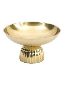 Cuenco de latón con motivo en relieve y base ancha hecho a mano para la decoración del hogar de lujo o celebraciones tradicionales - Product Image 2