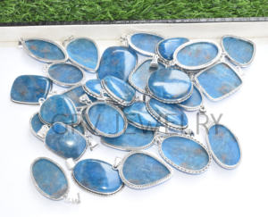 Colgantes Étnicos Hechos a Mano en Plata de Ley 925 con Piedra Preciosa de Apatita Natural, Ideales para Bodas, Fiestas y Aniversarios - Product Image 3