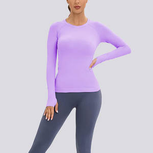 Chemises de compression pour femmes en coton vierge personnalisé uni Chemises de compression pour femmes à prix abordable - Product Image 5