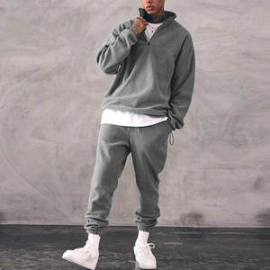 Sudadera Deportiva de Felpa con Media Cremallera y Bordado Personalizado de Fabricante Mayorista OEM - Product Image 5