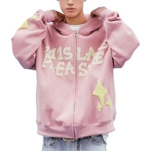 Sudadera con Capucha Unisex para Hombre y Mujer, 100% Algodón, para Impresión de Logotipo Personalizado, Sudadera con Capucha Personalizada con Estampado Puff, Cuello Redondo 2024 - Product Image 3