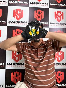 OEM nuevo antideslizante empuñaduras de mano receptor de fútbol guantes al aire libre deporte Palma protección transpirable dedo completo correa de muñeca ajustable - Product Image 5