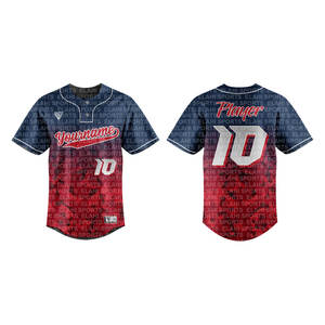 ชุดยูนิฟอร์มเบสบอลแบบกลับด้านได้ ผลิตตามสั่ง พิมพ์ลายดิจิตอลระเหิดสี ระบายอากาศได้ดี รับผลิตแบบ OEM ODM สำหรับผู้ชาย - Product Image 3