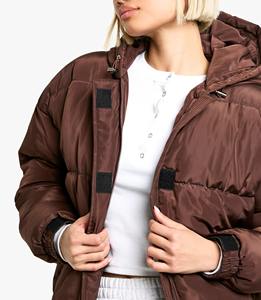 Chaqueta Acolchada de Invierno para Mujer, Ligera, Transpirable, Rellena de Algodón, con Capucha y Logotipo Personalizado - Product Image 2