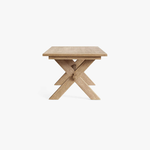 Chaise longue de plage moderne, design minimaliste, cadre en teck pour meubles de maison - Product Image 5