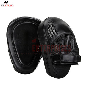 Almohadillas de enfoque ganadoras de entrenamiento profesional, guantes de enfoque de boxeo de cuero hechos a medida, almohadillas de enfoque de perforación con logotipo de servicio Oem - Product Image 3